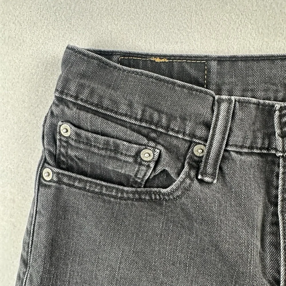 Levi's 514 Men's‎ Denim Jeans Size 29x30 Black Mid-Rise 5 Pockets